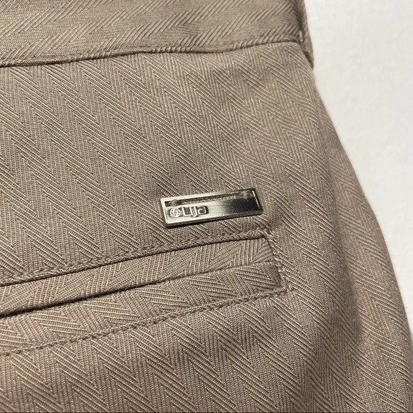 Women's LIJA Gray Tan Golf Pants Size 2 Made in Canada - Picture 5 of 8